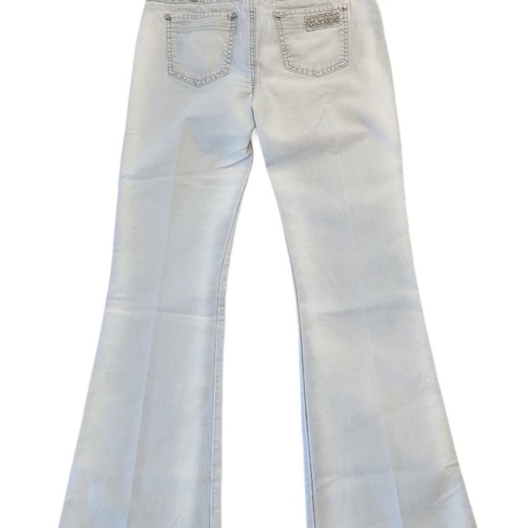 Roberto cavalli grey flared bell bottoms jeans new never worn - Picture 2 of 16